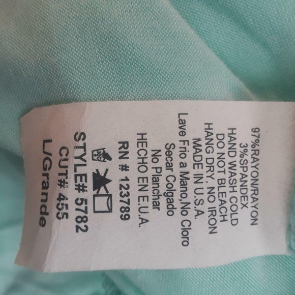 NWT Francesca's Maxi Dress Green Knit Semi Sheer Juniors Size Large Pastel - Picture 9 of 9